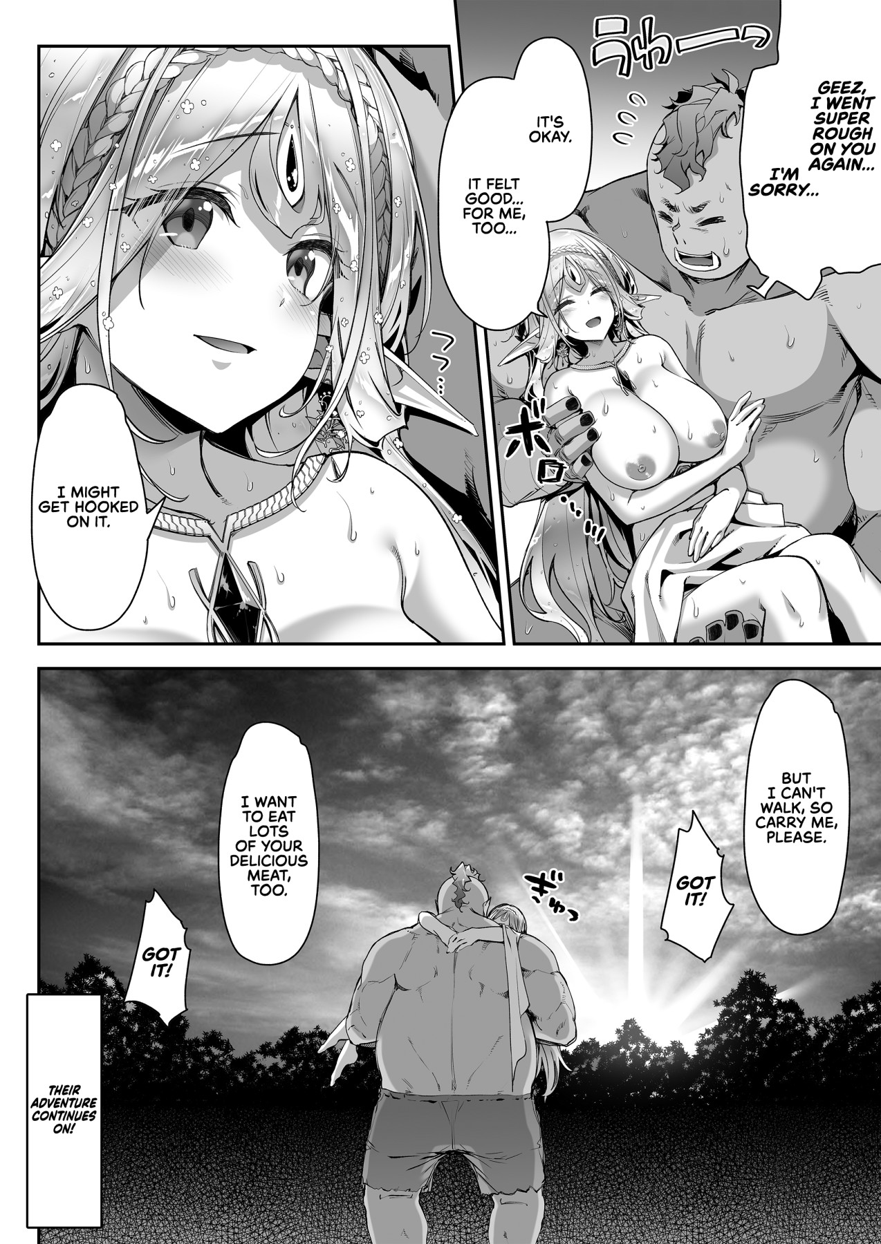 Hentai Manga Comic-The Lewd Elf likes the Orc-Read-31